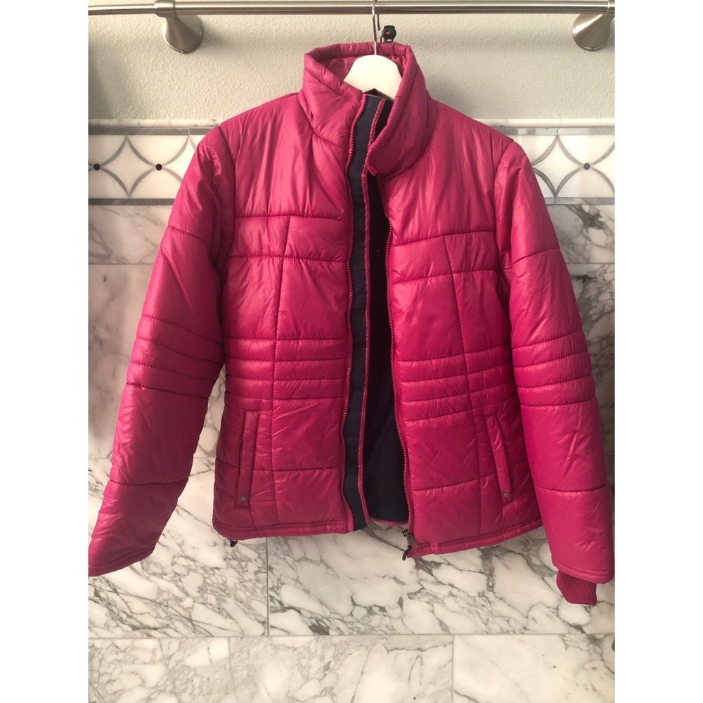 C9 by Champion Fuchsia Puffy Zipper Jacket  Small